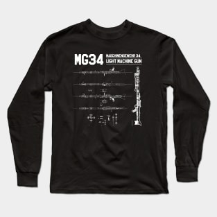 MG34 MACHINE GUN Long Sleeve T-Shirt